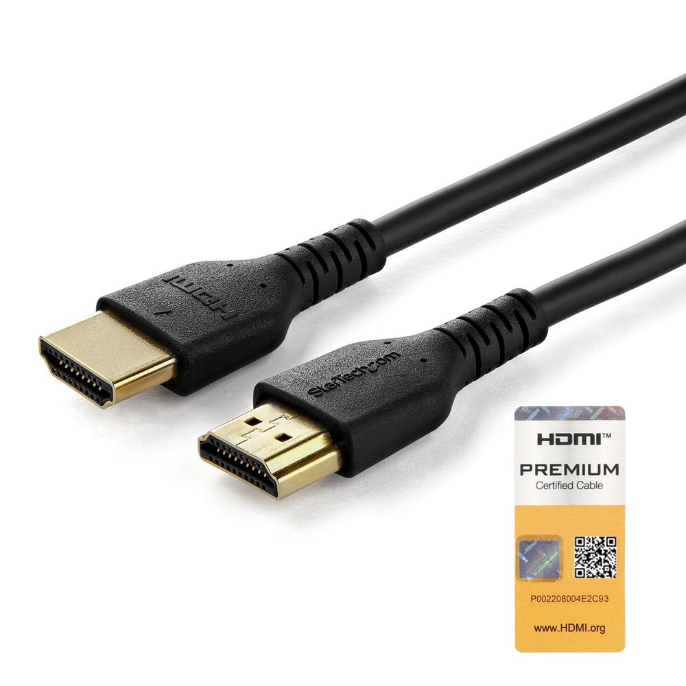 Cable HDMI 4K startech 2m · macho - macho · negro