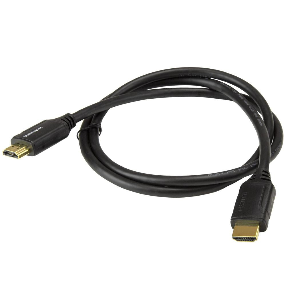 Cable HDMI 4K startech 1m · macho - macho · negro