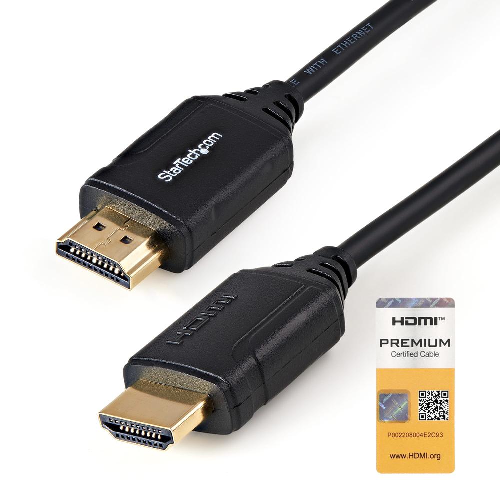 Cable HDMI 4K startech 0.5m · macho - macho · negro