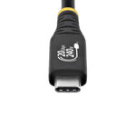 Cable USB tipo c staretch 2m · macho - macho · negro