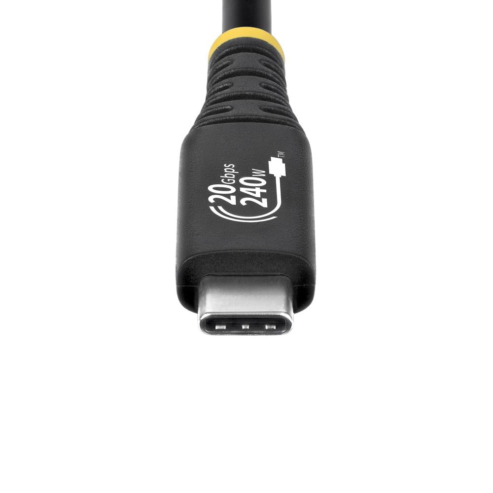 Cable USB tipo c staretch 2m · macho - macho · negro