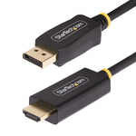 Cable displayport a HDMI startech 1m · macho - macho · negro