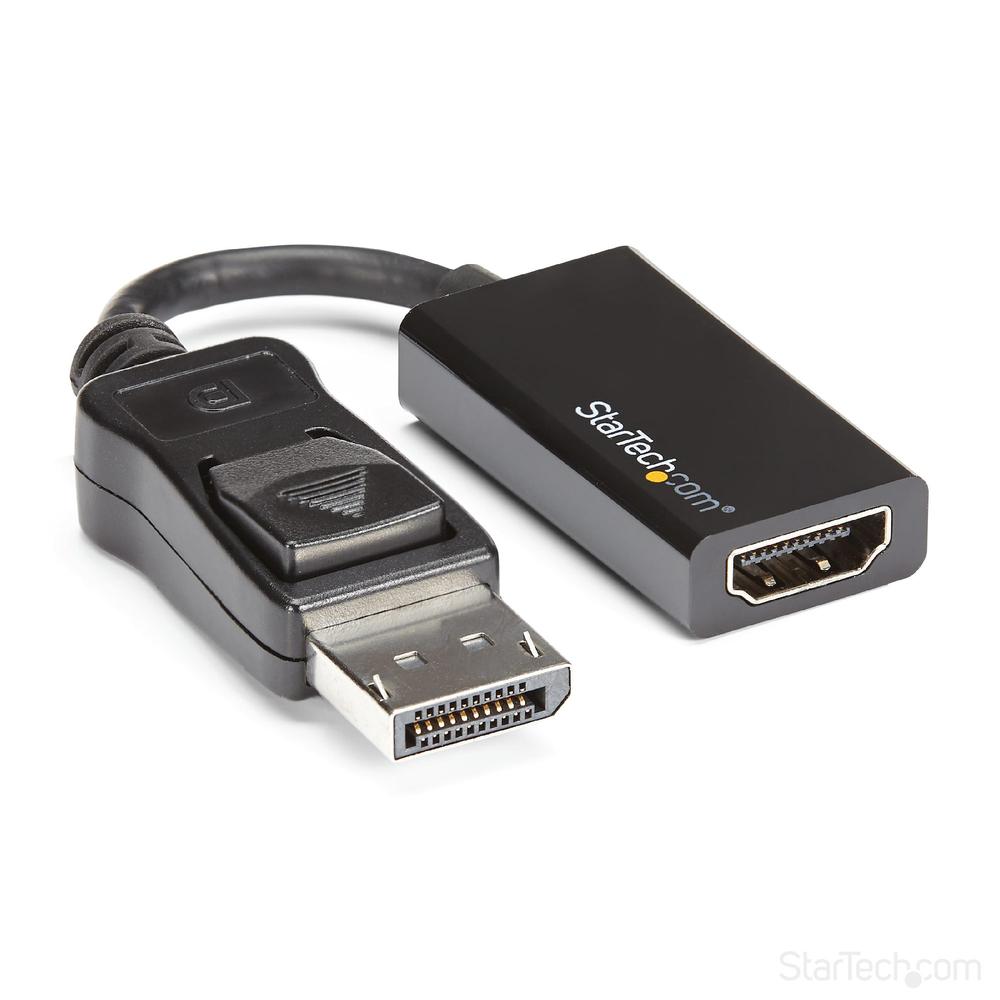 Adaptador displayport a HDMI startech macho - hembra · negro