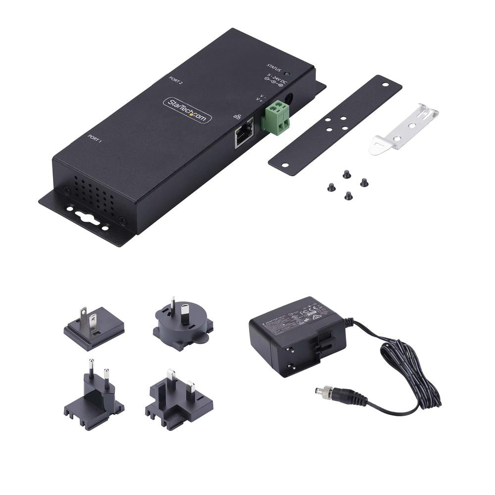Adaptador RJ45 a 2x rs232 db9 startech