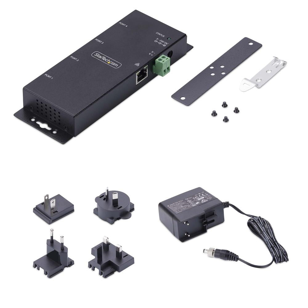 Adaptador RJ45 a 4x rs232 db9 startech