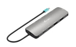 Docking station startech USB tipo c 8 en 1 + cargador 100w