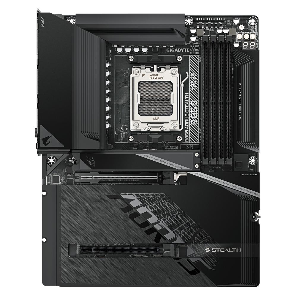 Placa base Gigabyte b850 aorus stealth ATX am5 · 4x DDR5 · 2x sata3