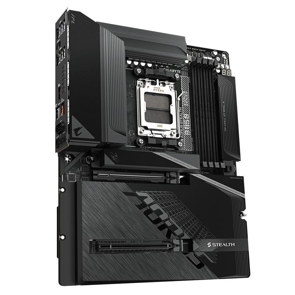 Placa base Gigabyte b850 aorus stealth ATX am5 · 4x DDR5 · 2x sata3