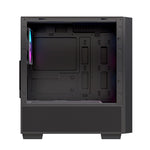 Caja ordenador gaming Einarex pm150 mATX RGB cristal templado negro