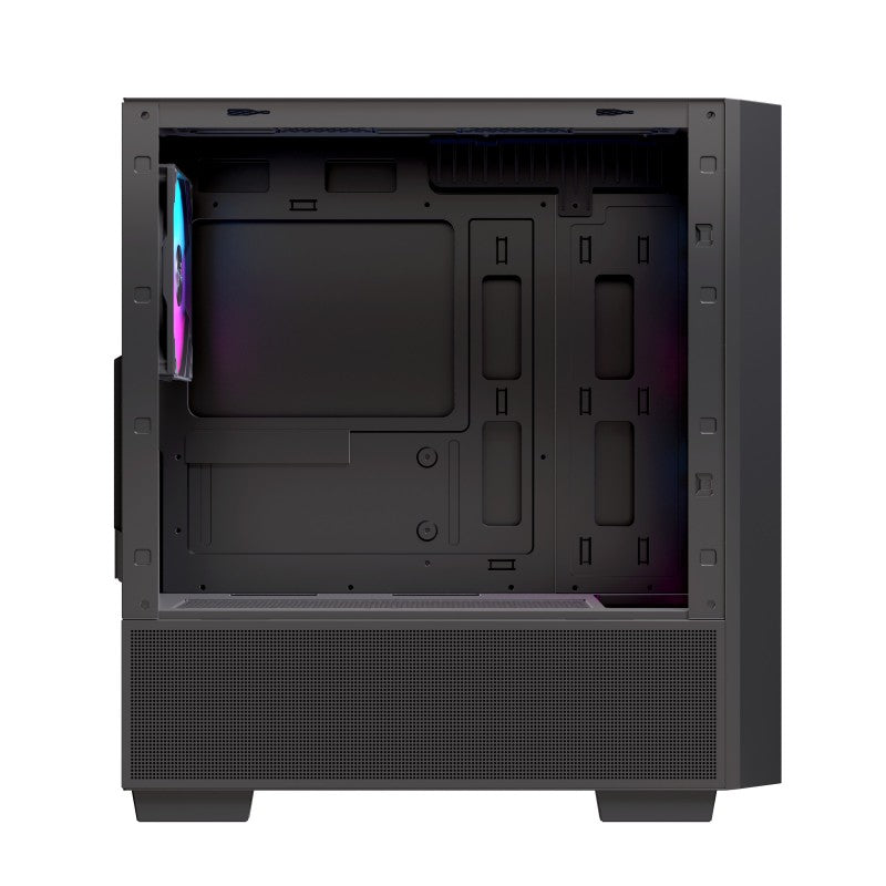 Caja ordenador gaming Einarex pm150 mATX RGB cristal templado negro