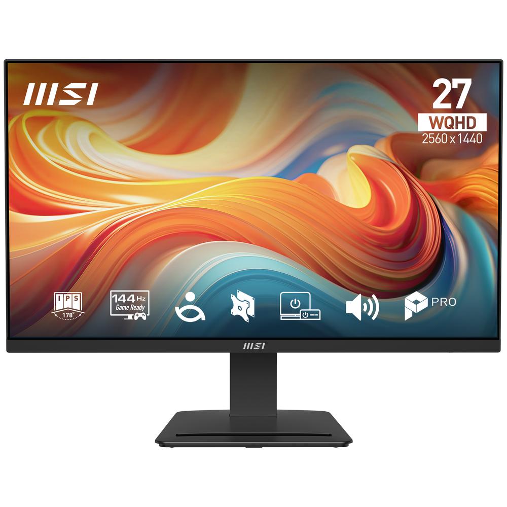 Monitor MSI pro mp273q e14 27 pulgadas wqhd 144hz