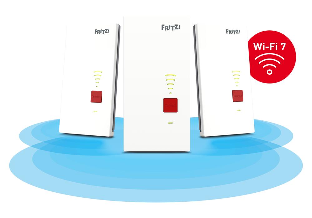 Repetidor WiFi 7 fritz! 2700 5G mesh 3 unidades