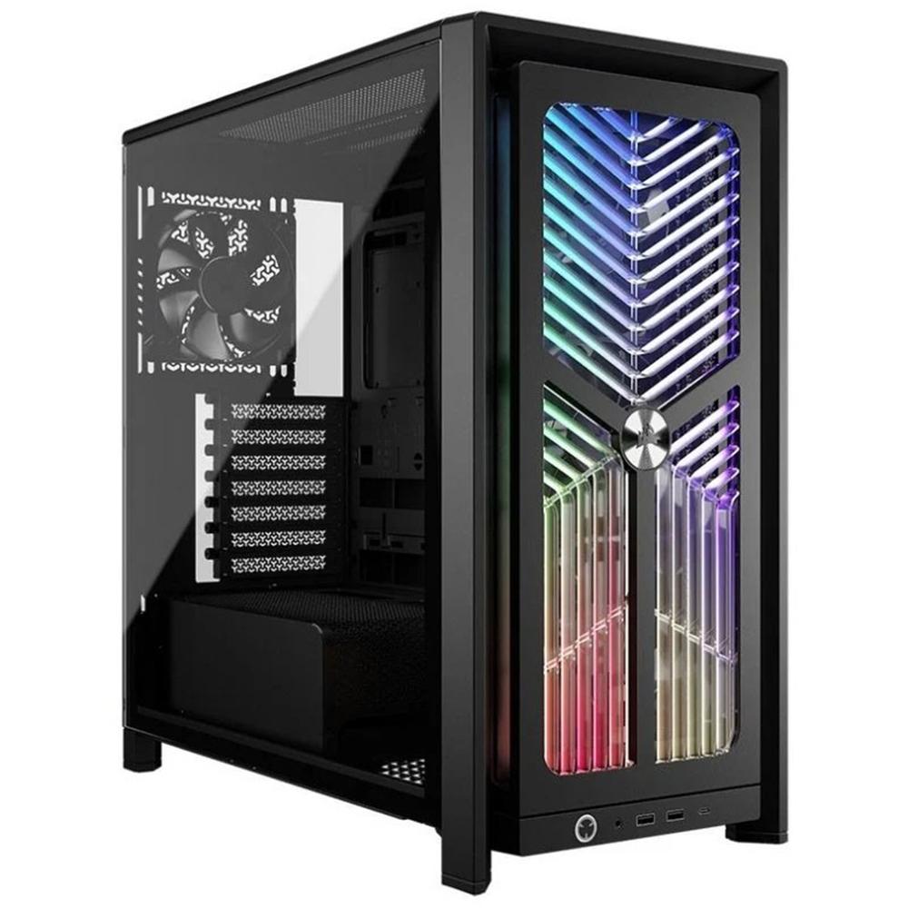 Caja ordenador gaming Corsair frame 4000x rs ATX cristal templado negra