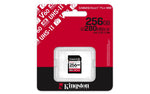 Tarjeta memoria sdxc 256GB Kingston canvas react plus uhs - ii clase 10