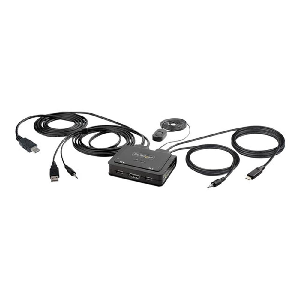 Switch kvm startech c2 - h46 - uac - cbl - kvm