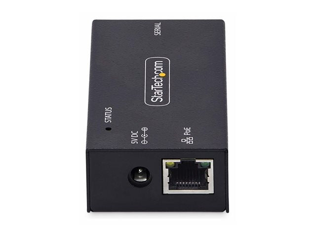 Adaptador rs232 a ethernet poe startech macho - hembra