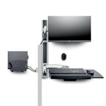 Soporte pared startech vesa hasta 27 pulgadas 100x100mm max 10kg + soportes cpu y teclado y raton