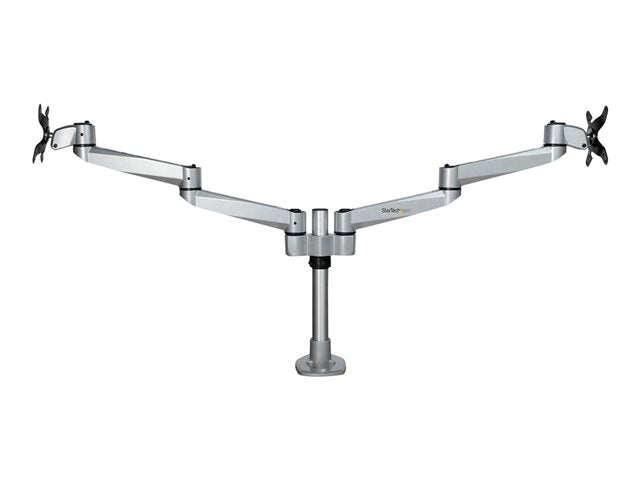 Soporte mesa startech vesa hasta 27 pulgadas 100x100mm max 20kg brazo doble