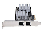 Tarjeta de red startech st10gspexndp2 2x gigabit ethernet pci express 3.0