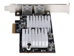 Tarjeta de red startech st10gspexndp2 2x gigabit ethernet pci express 3.0