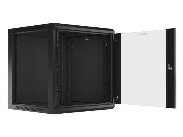 Armario rack phoenix 12u 600x600x640 auto - ensamblado 19'' hasta 60 kg negro