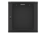 Armario rack phoenix 12u 600x600x640 auto - ensamblado 19'' hasta 60 kg negro