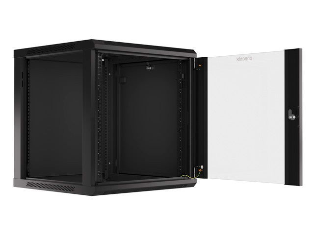 Armario rack phoenix 9u 600x600x501 auto - ensamblado 19'' hasta 60 kg negro