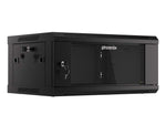 Armario rack phoenix 4u 600x450x279 auto - ensamblado 19'' hasta 60 kg negro