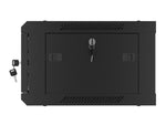 Armario rack phoenix 4u 600x450x279 auto - ensamblado 19'' hasta 60 kg negro