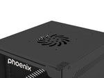 Armario rack phoenix 9u 280x310x470 mural 10'' hasta 20 kg negro