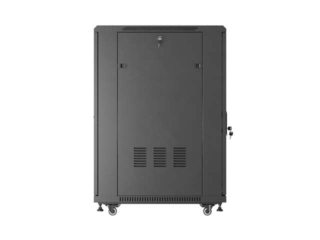 Armario rack phoenix 22u 600x800 de pie servidor 19'' hasta 1000 kg negro