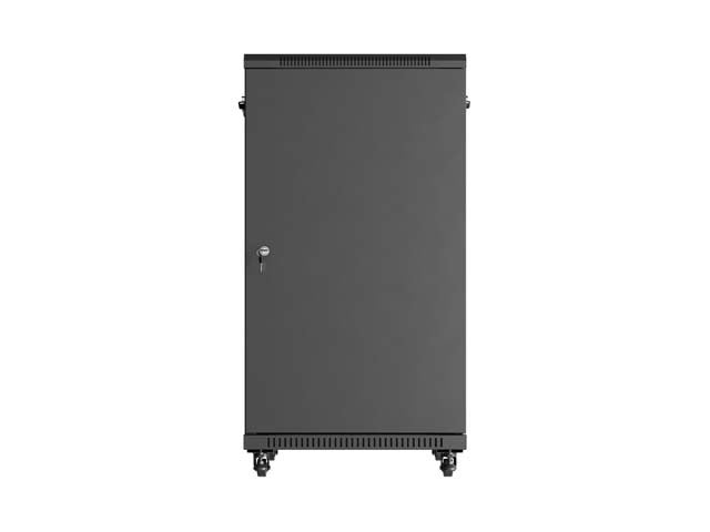 Armario rack phoenix 22u 600x800 de pie servidor 19'' hasta 1000 kg negro