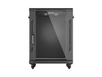Armario rack phoenix 15u 600x600 de pie servidor 19'' hasta 1000 kg negro