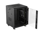 Armario rack phoenix 15u 600x600 de pie servidor 19'' hasta 1000 kg negro