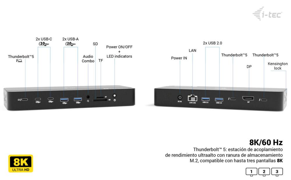 Docking station i - tec 13 en 1