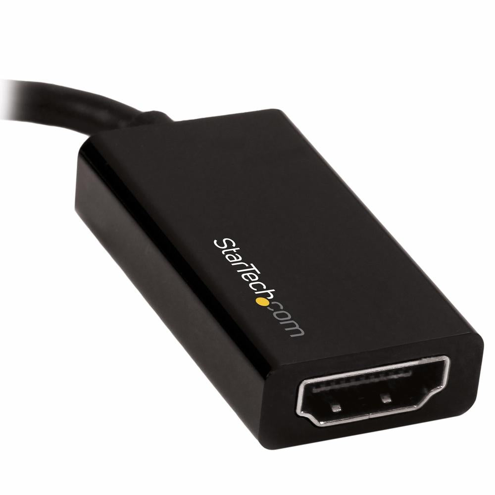 Adaptador mini dp a HDMI 4K startech macho - hembra · negro