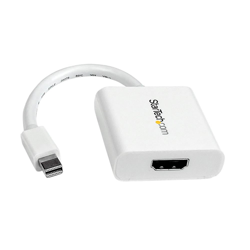 Adaptador mini dp a HDMI startech macho - hembra · blanco