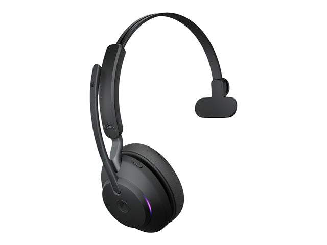 Auriculares Jabra evolve2 65 ms mono inalambrico negro