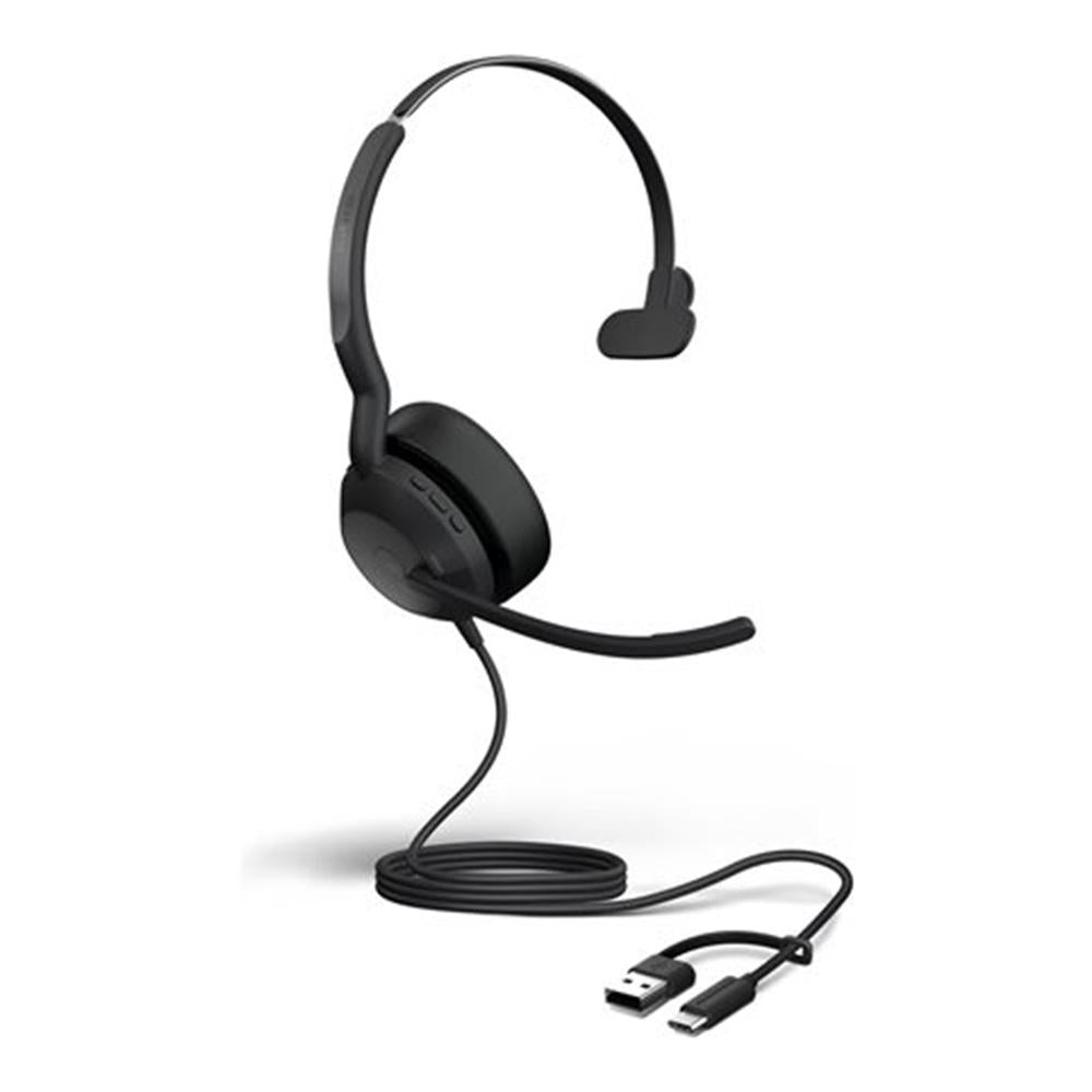 Auriculares Jabra evolve2 50 ms mono negro