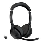 Auriculares Jabra evolve2 55 uc stereo inalambrico negro