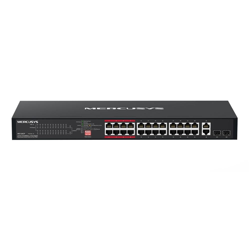 Switch Mercusys ms126cp 28 puertos