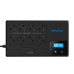 Sai ups Phasak 1050va smart home 1kva interactivo avr pantalla lcd carga frontal USB a+c ph 9479