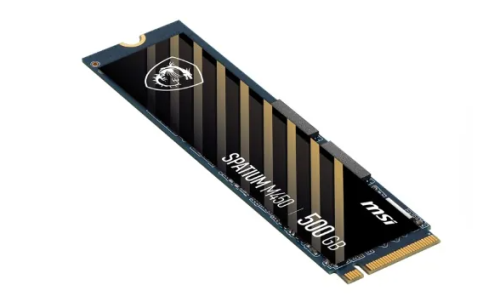 Disco duro interno solido SSD MSI spatium m452 500GB M.2 PCIe 4.0