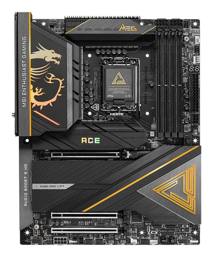 Placa MSI meg z890 ace ATX lga 1851 · 4x DDR5