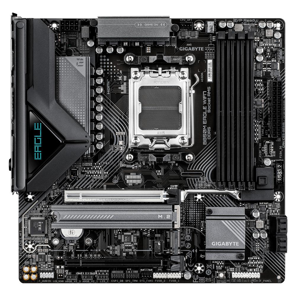 Placa base Gigabyte b850m eagle wifi7 am5 mATX · 4x DDR5