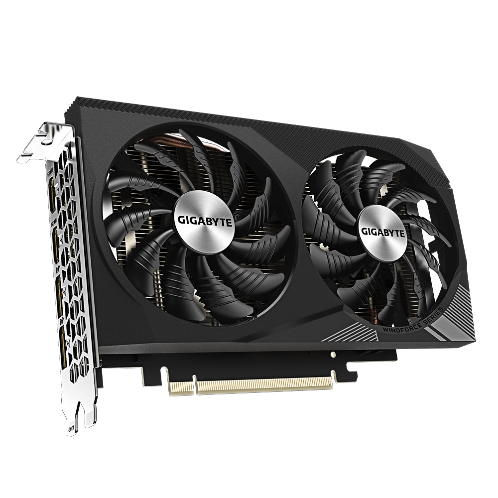 Tarjeta grafica Gigabyte RTX 3050 windforce oc v2 8GB gddr6 · 2x dp · 2x HDMI pci express 4.0