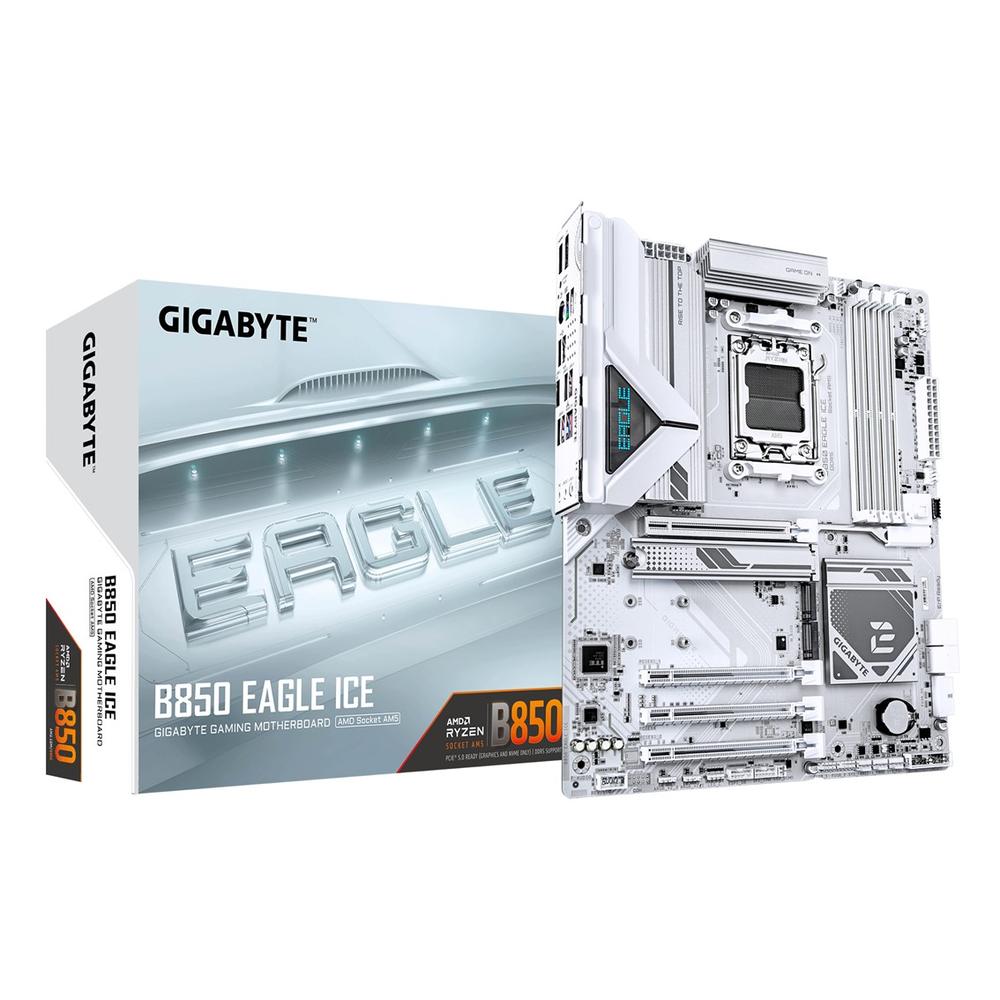 Placa Gigabyte b850 eagle ice am5 ATX · 4x DDR5