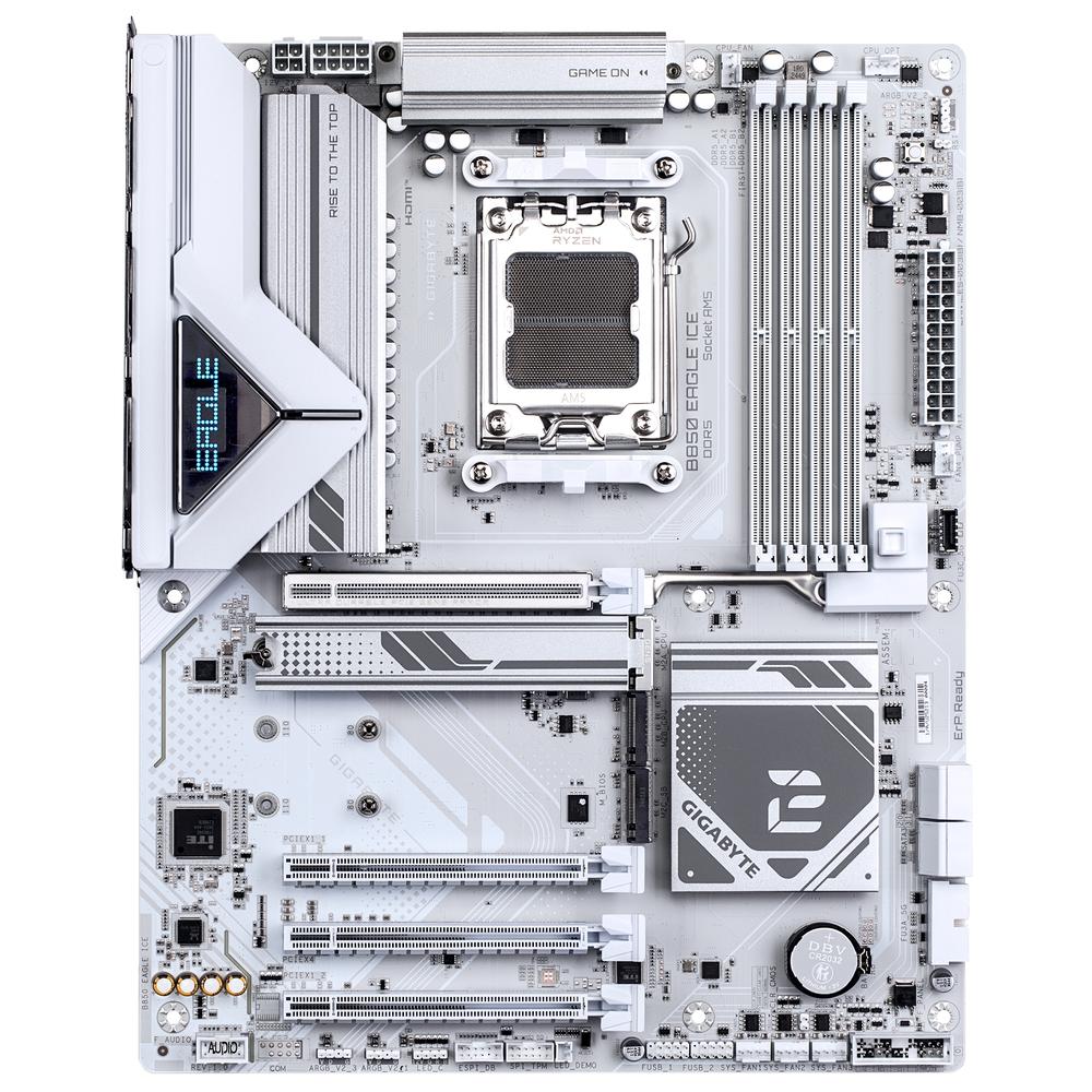 Placa Gigabyte b850 eagle ice am5 ATX · 4x DDR5