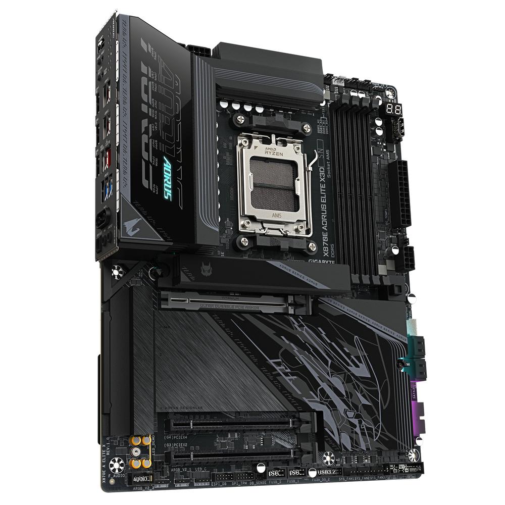 Placa Gigabyte x870 aorus elite x3d am5 ATX · 4x DDR5