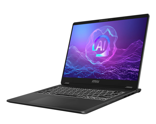 Portatil MSI prestige 14 ai+ evo c2vmg u7 - 256v · 16GB · SSD 1TB · 14 pulgadas 2.8k · w11h